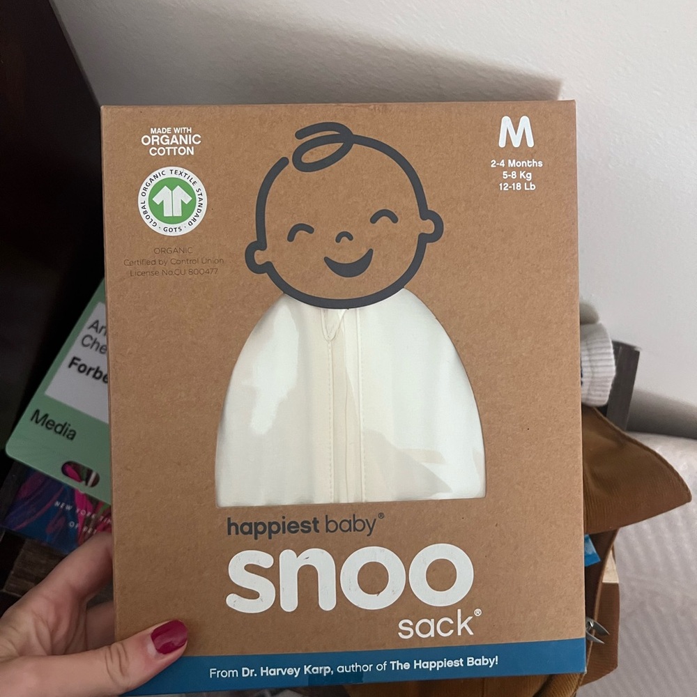 Happiest Baby Snoo Sack - Cream - used once